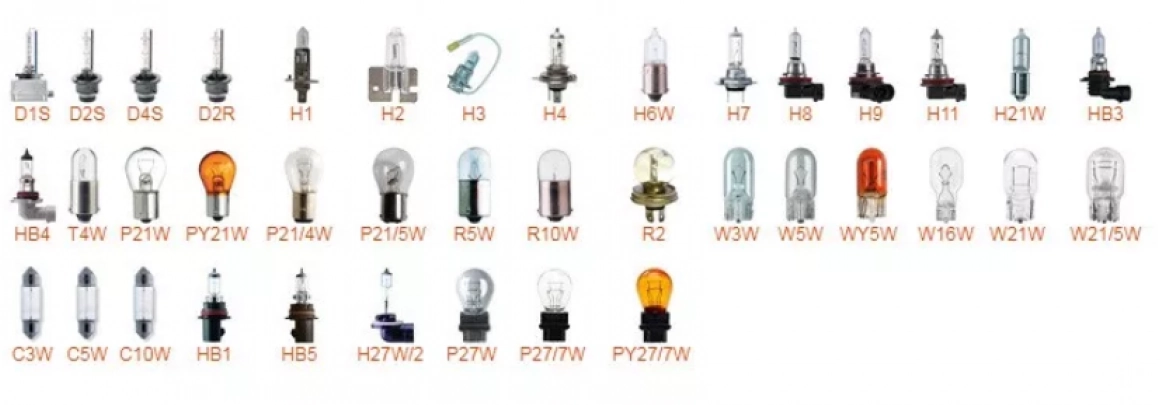 цоколи автомобильных ламп