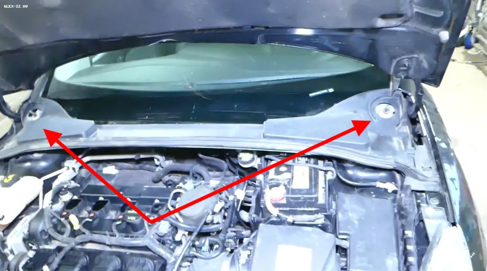 ford focus 3 щётки стеклоочистителей сняты