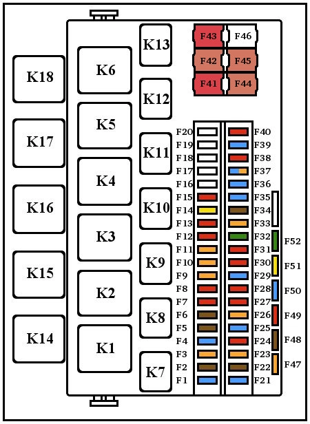 lada granta 2017 схема предохранители фото