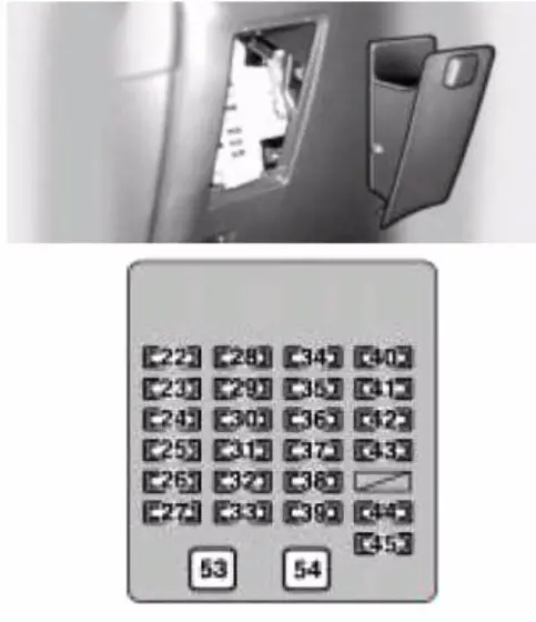 Lexus RX300 схема предохранителей